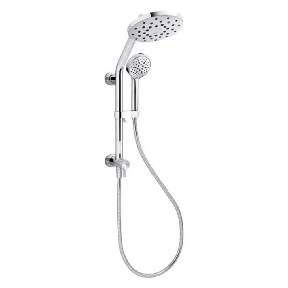 Kohler HydroRail 3-in-1 Multifunction Showerhead and Column Kit Chrome